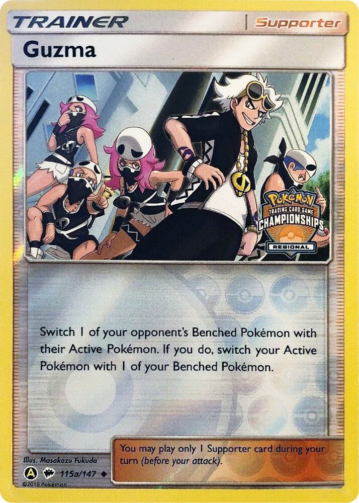 Guzma 115a 147 Regional Championships 115a/147 (League & Championship Cards)  - Reverse Holofoil | Good Games Cannington