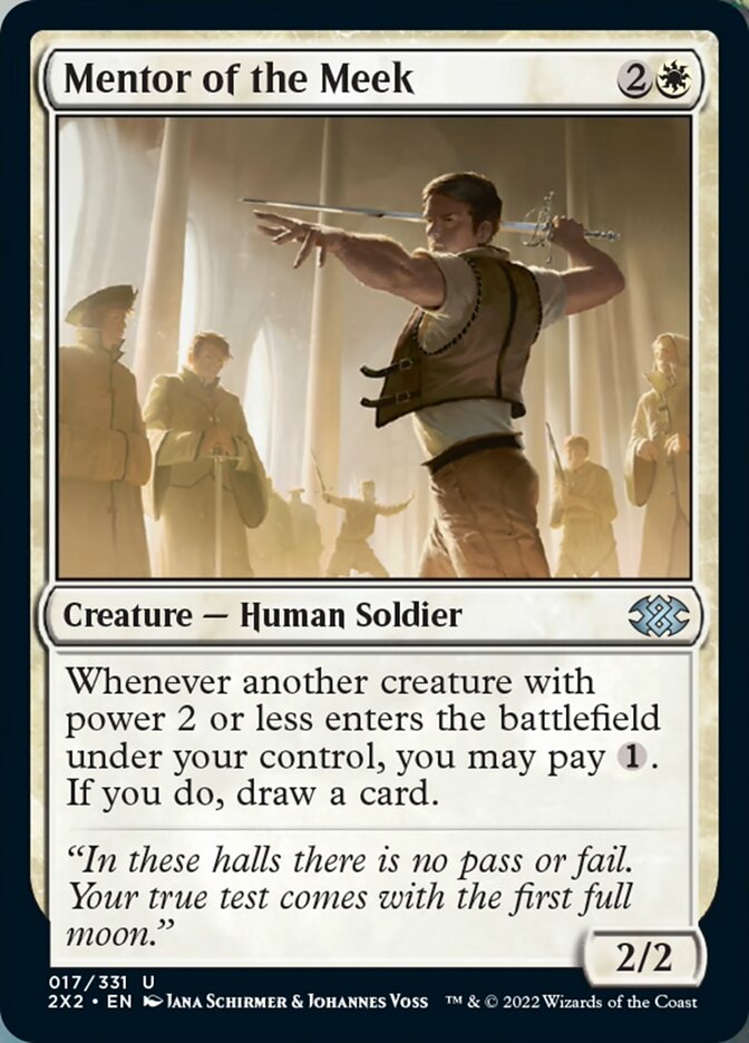 Mentor of the Meek [Double Masters 2022] | Good Games Cannington