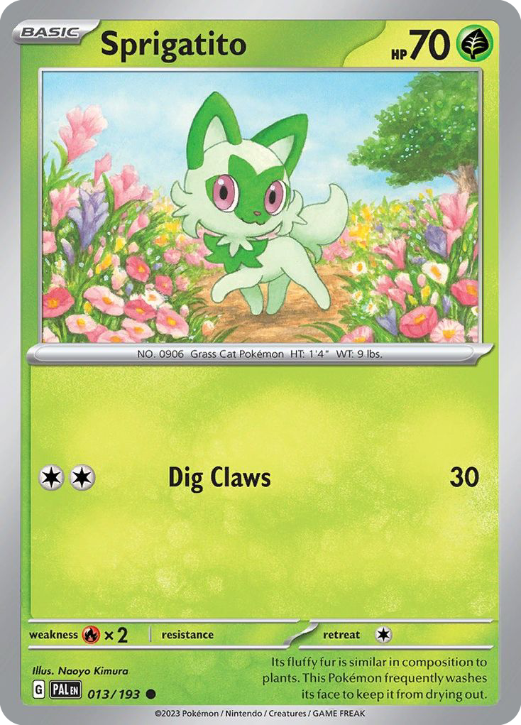 Sprigatito (013/193) (Theme Deck Exclusive) [Scarlet & Violet: Paldea Evolved] | Good Games Cannington