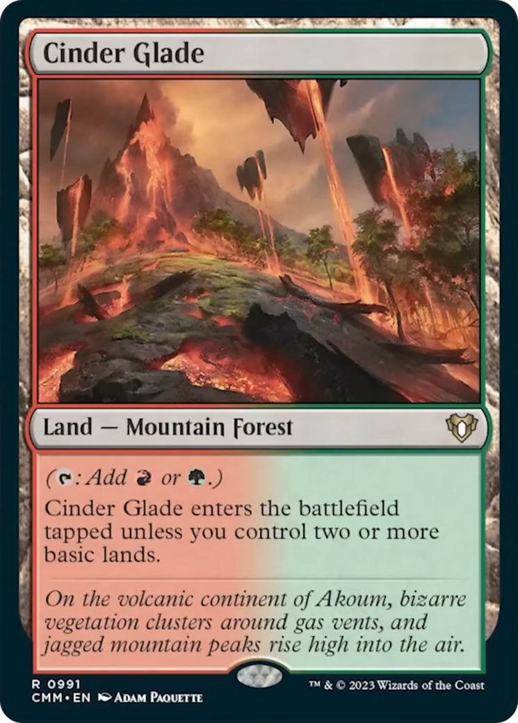 Cinder Glade [Commander Masters] | Good Games Cannington