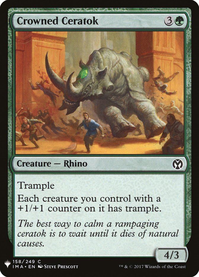 Crowned Ceratok [Mystery Booster] | Good Games Cannington