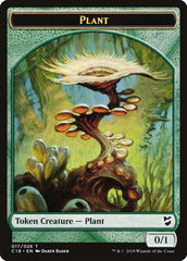 Beast (013) // Plant Double-Sided Token [Commander 2018 Tokens] | Good Games Cannington