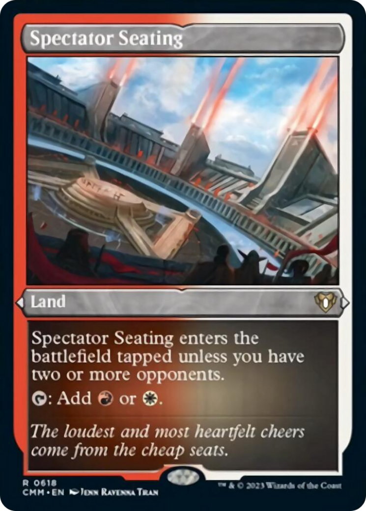 Spectator Seating (Foil Etched) [Commander Masters] | Good Games Cannington