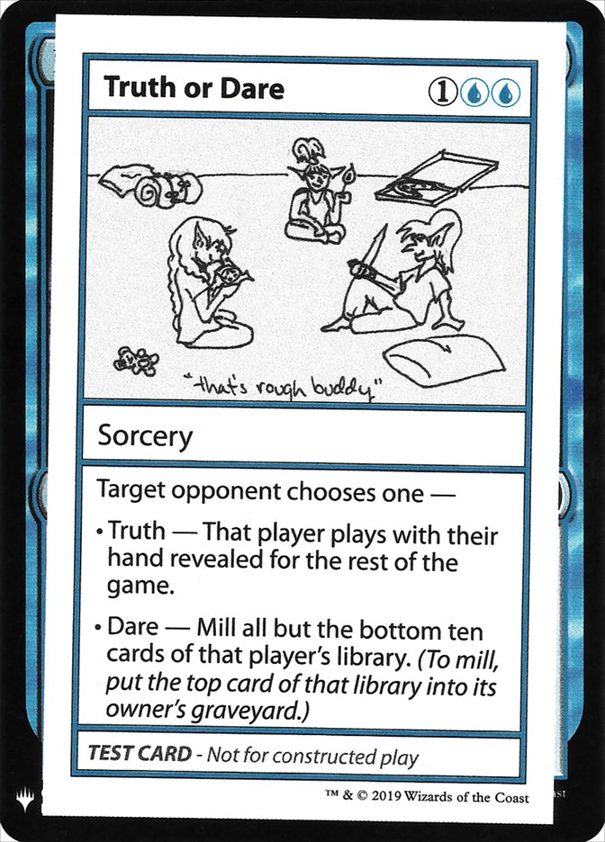 Truth or Dare [Mystery Booster Playtest Cards] | Good Games Cannington