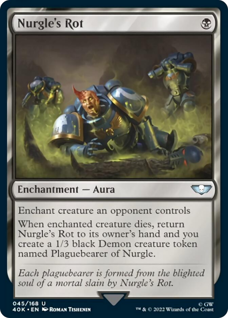 Nurgle's Rot (Surge Foil) [Warhammer 40,000] | Good Games Cannington