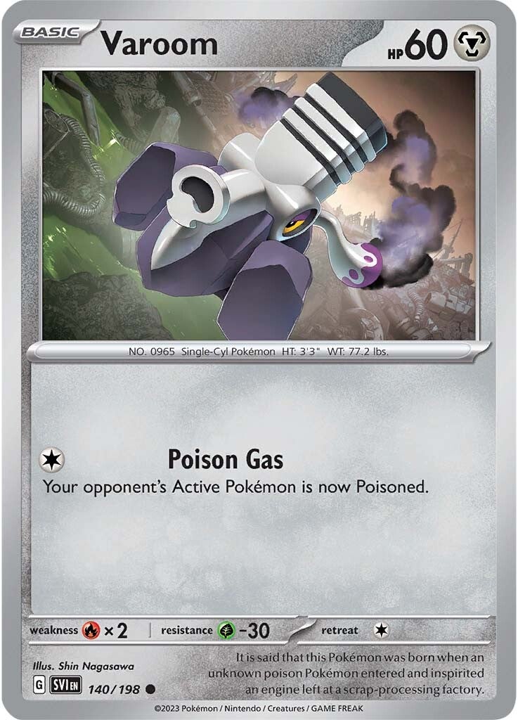 Varoom (140/198) [Scarlet & Violet: Base Set] | Good Games Cannington