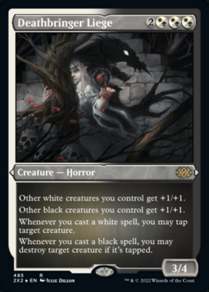 Deathbringer Liege (Foil Etched) [Double Masters 2022] | Good Games Cannington