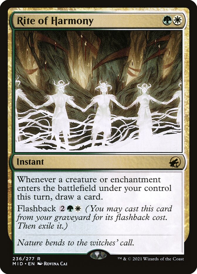 Rite of Harmony 236/277 (Innistrad: Midnight Hunt)  | Good Games Cannington