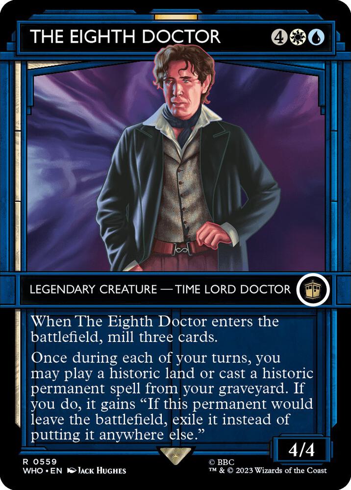 The Eighth Doctor 559 (Universes Beyond: Doctor Who)  - Showcase Foil | Good Games Cannington