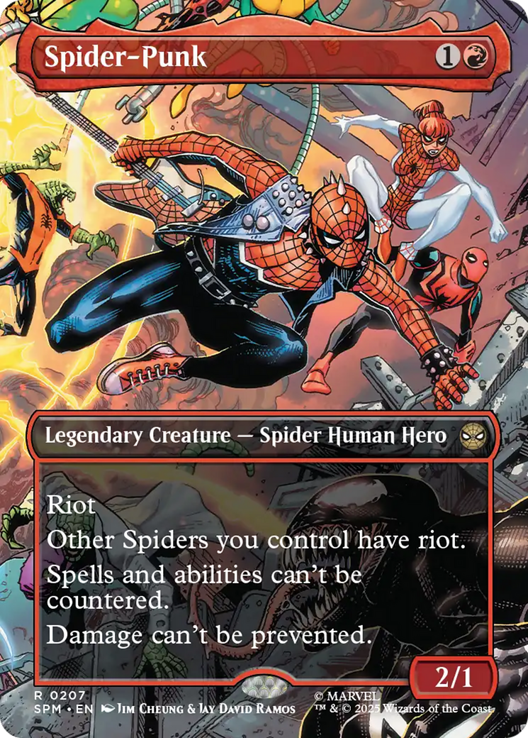 Spider-Punk (0207) (Borderless) [Marvel's Spider-Man] | Good Games Cannington