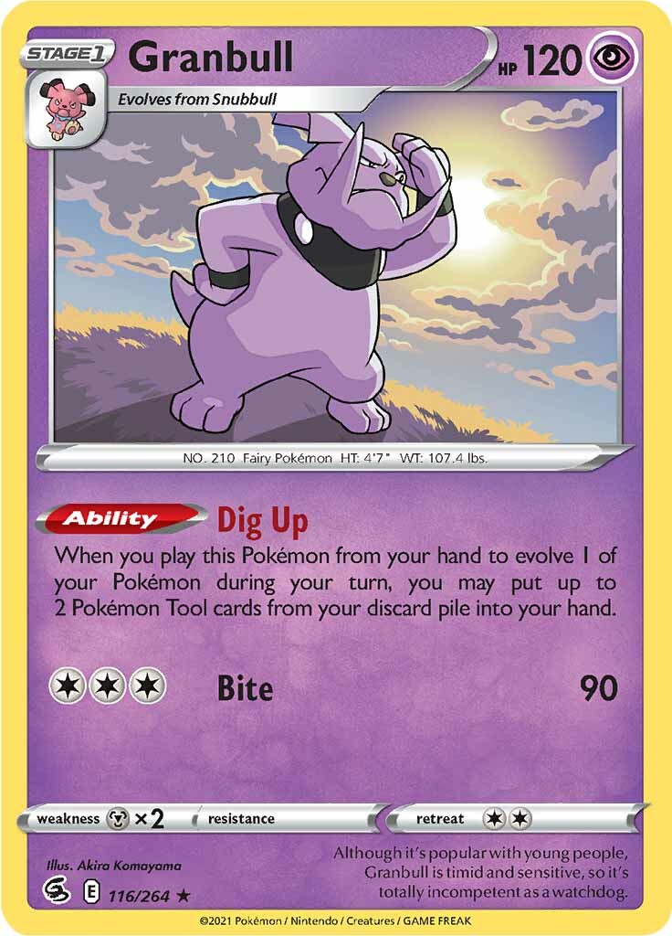 Granbull (116/264) [Sword & Shield: Fusion Strike] | Good Games Cannington