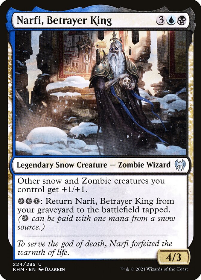 Narfi, Betrayer King 224 (Kaldheim)  - Foil | Good Games Cannington