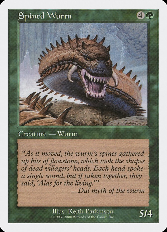 Spined Wurm [Media Promos] | Good Games Cannington