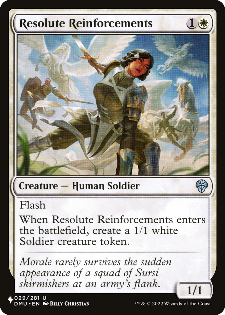 Resolute Reinforcements [The List] | Good Games Cannington