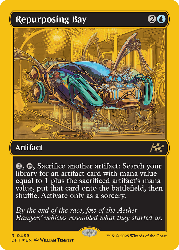 Repurposing Bay (First-Place Foil) [Aetherdrift] | Good Games Cannington