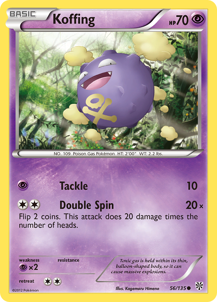 Koffing (56/135) [Black & White: Plasma Storm] | Good Games Cannington