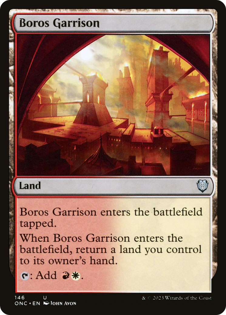Boros Garrison [Phyrexia: All Will Be One Commander] | Good Games Cannington