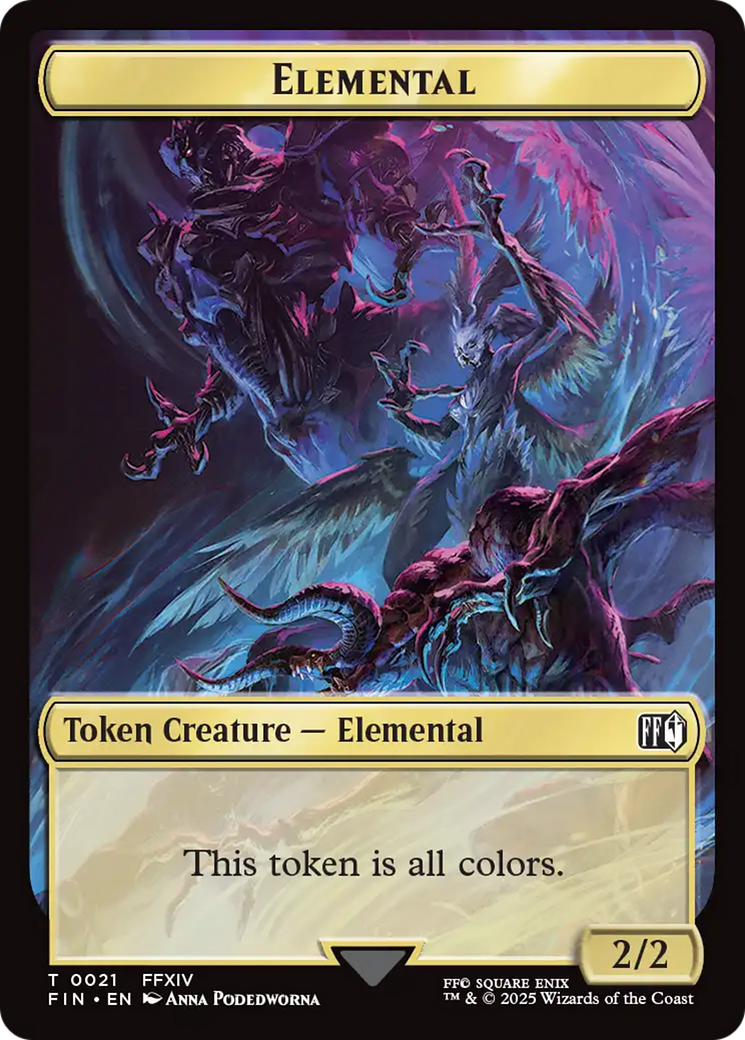 Hero (0009) // Elemental Double-Sided Token [FINAL FANTASY Tokens] | Good Games Cannington