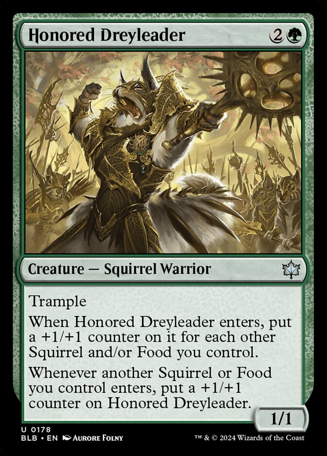 Honored Dreyleader 178 (Bloomburrow)  - Foil | Good Games Cannington