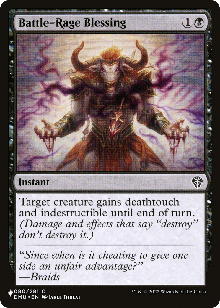 Battle-Rage Blessing [The List] | Good Games Cannington
