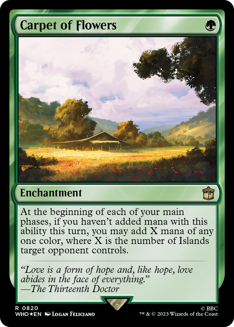 Carpet of Flowers (Surge Foil) [Doctor Who] | Good Games Cannington