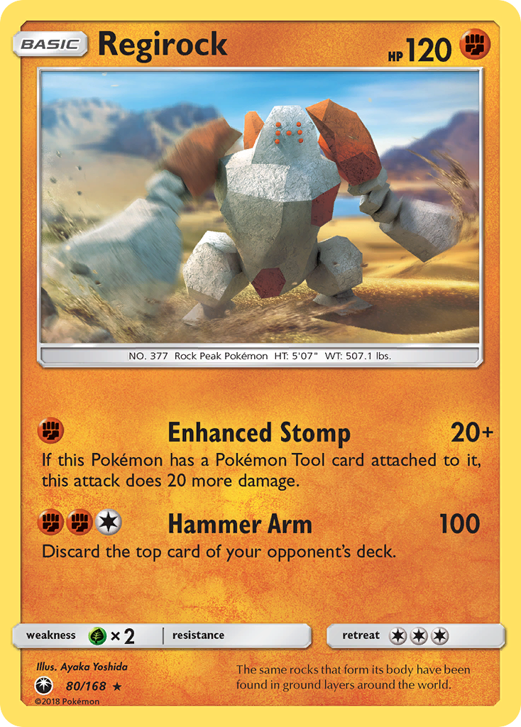 Regirock (80/168) [Sun & Moon: Celestial Storm] | Good Games Cannington