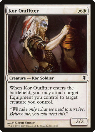 Kor Outfitter [Zendikar] | Good Games Cannington