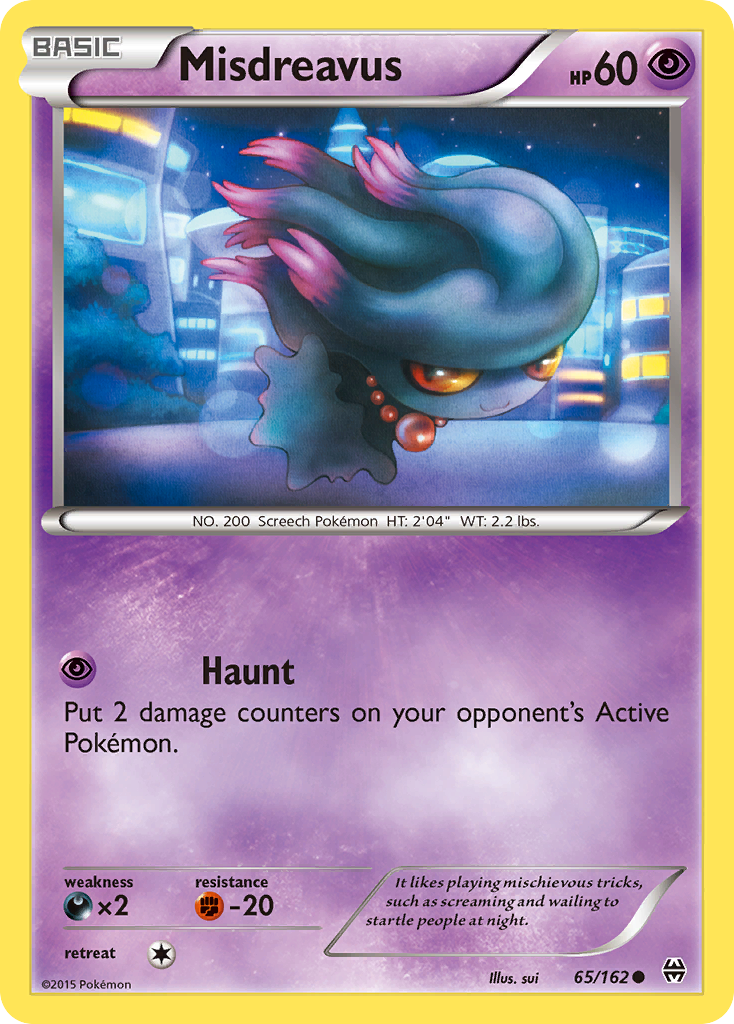 Misdreavus (65/162) [XY: BREAKthrough] | Good Games Cannington