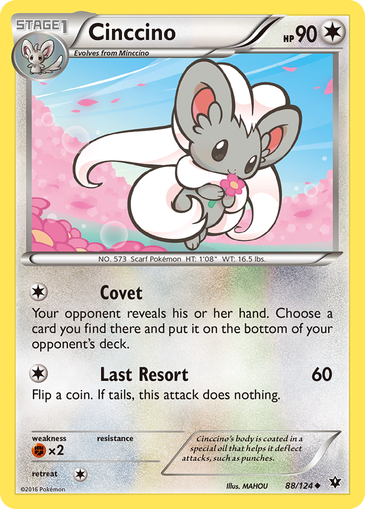 Cinccino (88/124) [XY: Fates Collide] | Good Games Cannington