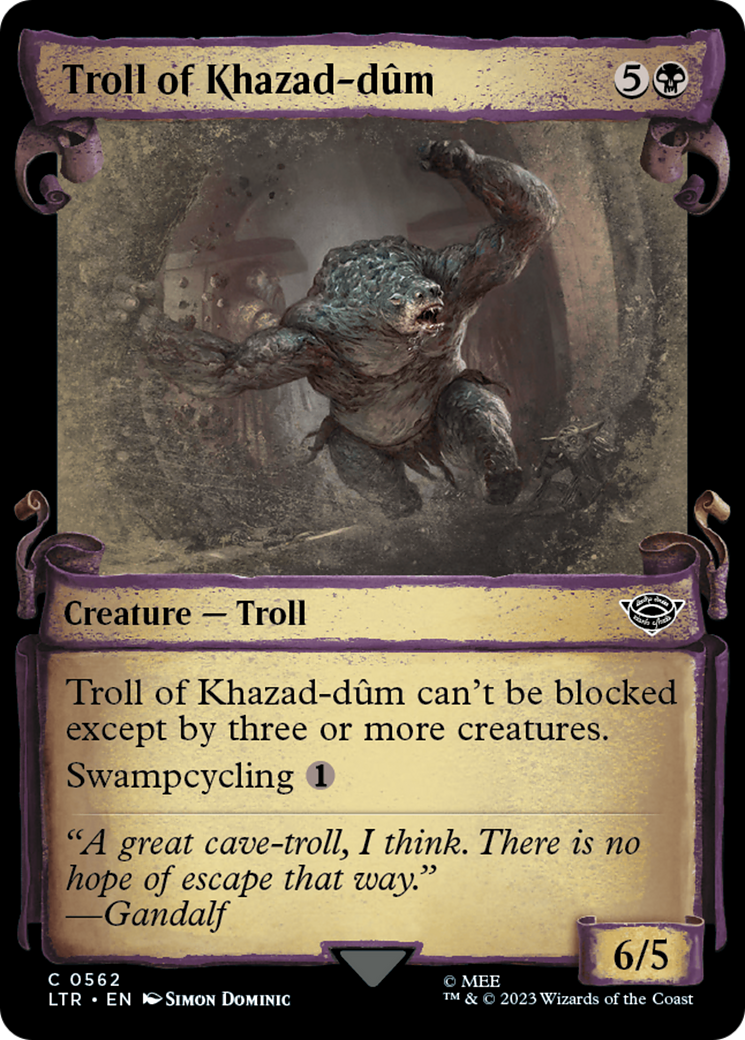 Troll of Khazad-dum [The Lord of the Rings: Tales of Middle-Earth Showcase Scrolls] | Good Games Cannington