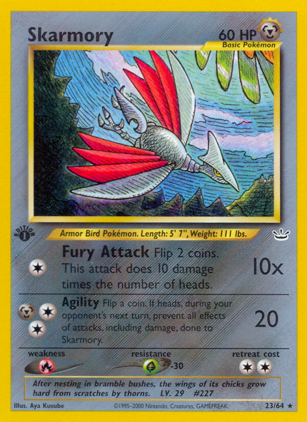 Skarmory (23/64) [Neo Revelation 1st Edition] | Good Games Cannington