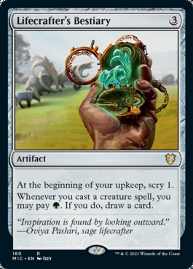 Lifecrafter's Bestiary [Innistrad: Midnight Hunt Commander] | Good Games Cannington