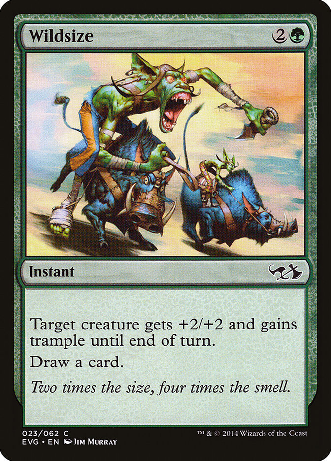 Wildsize (Elves vs. Goblins) [Duel Decks Anthology] | Good Games Cannington