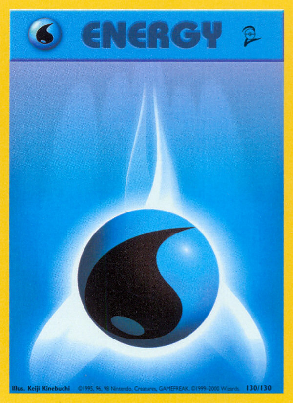 Water Energy (130/130) [Base Set 2] | Good Games Cannington