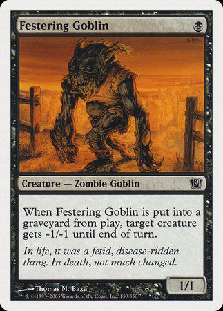 Festering Goblin [Ninth Edition] | Good Games Cannington