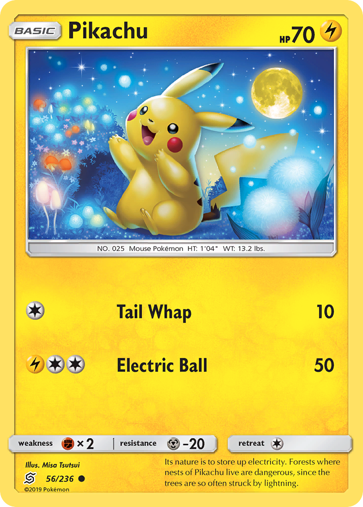 Pikachu (56/236) [Sun & Moon: Unified Minds] | Good Games Cannington