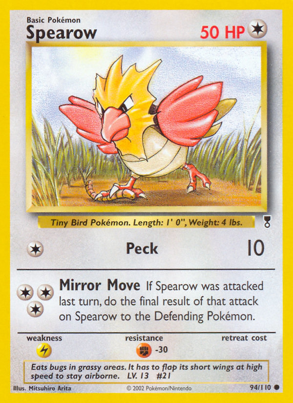 Spearow (94/110) [Legendary Collection] | Good Games Cannington