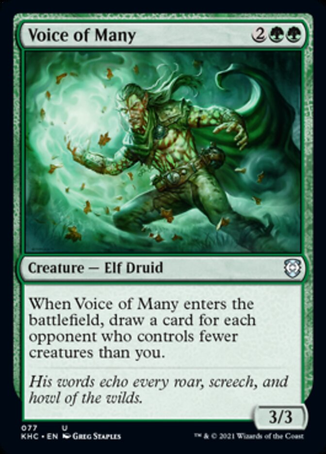 Voice of Many [Kaldheim Commander] | Good Games Cannington