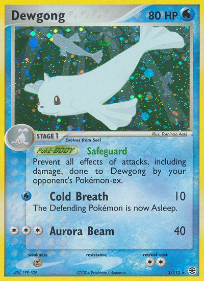 Dewgong (3/112) [EX: FireRed & LeafGreen] | Good Games Cannington
