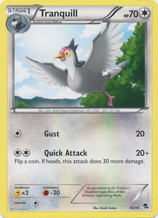 Tranquill (15/30) [Black & White: Trainer Kit - Zoroark] | Good Games Cannington