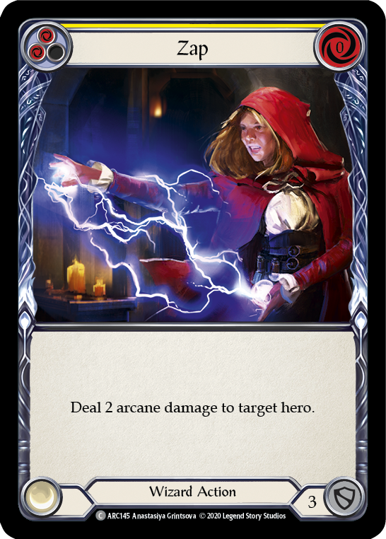 Zap (Yellow) [U-ARC145] Unlimited Rainbow Foil | Good Games Cannington