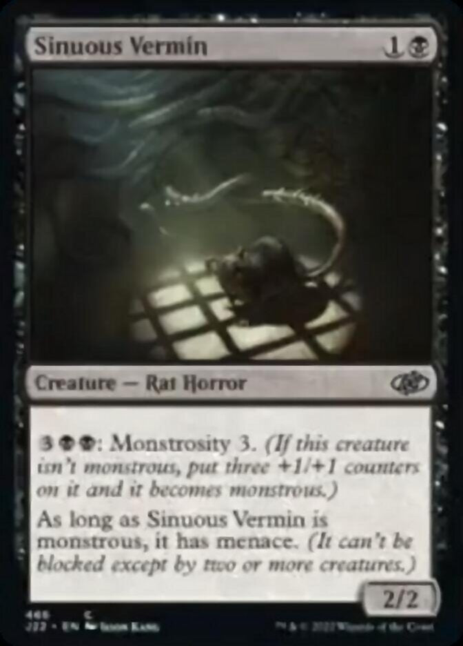 Sinuous Vermin [Jumpstart 2022] | Good Games Cannington