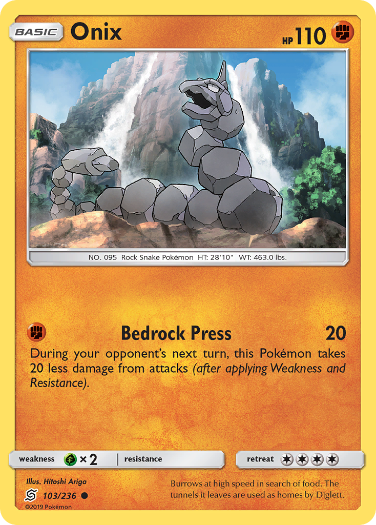 Onix (103/236) [Sun & Moon: Unified Minds] | Good Games Cannington