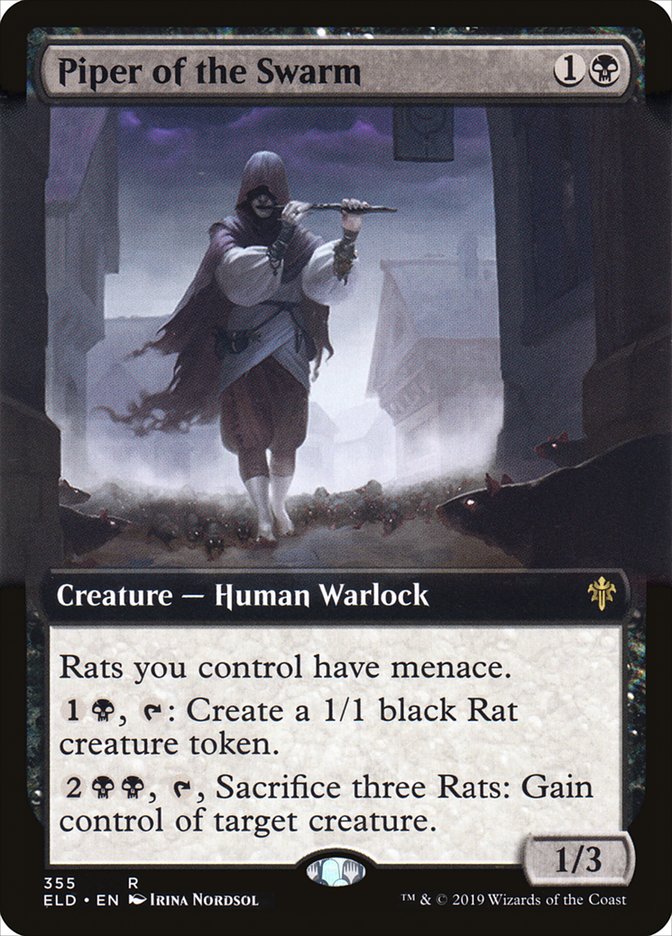 Piper of the Swarm (Extended Art) [Throne of Eldraine] | Good Games Cannington