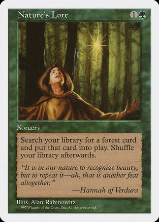 Nature's Lore [Fifth Edition] | Good Games Cannington