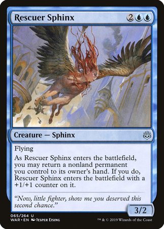 Rescuer Sphinx [War of the Spark] | Good Games Cannington