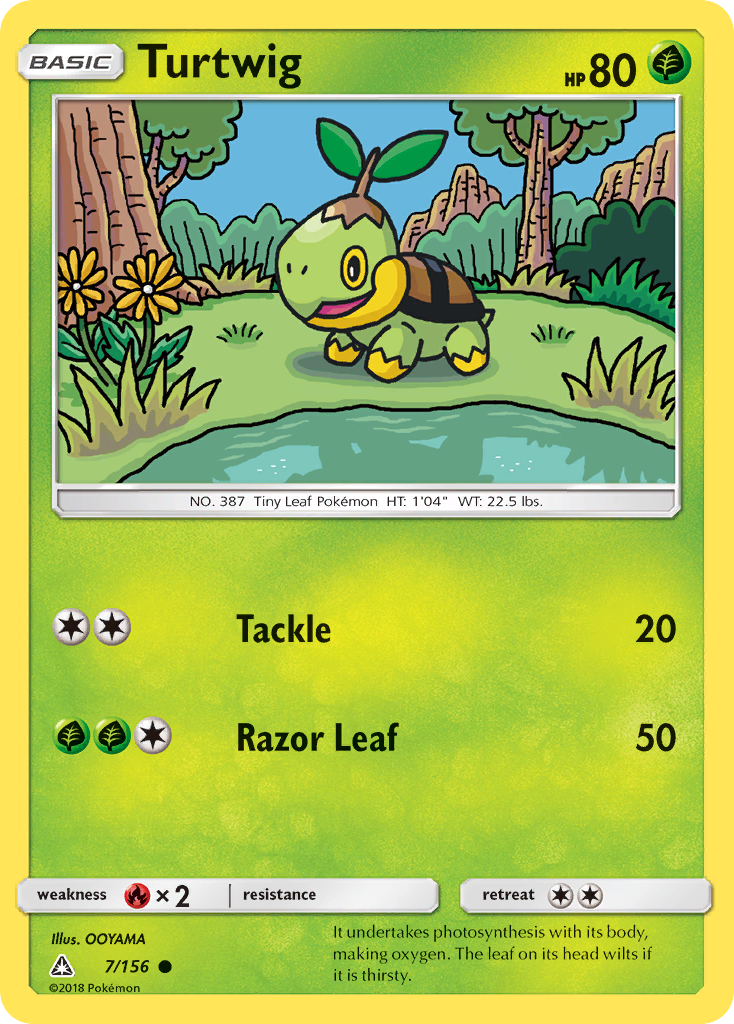 Turtwig (7/156) [Sun & Moon: Ultra Prism] | Good Games Cannington