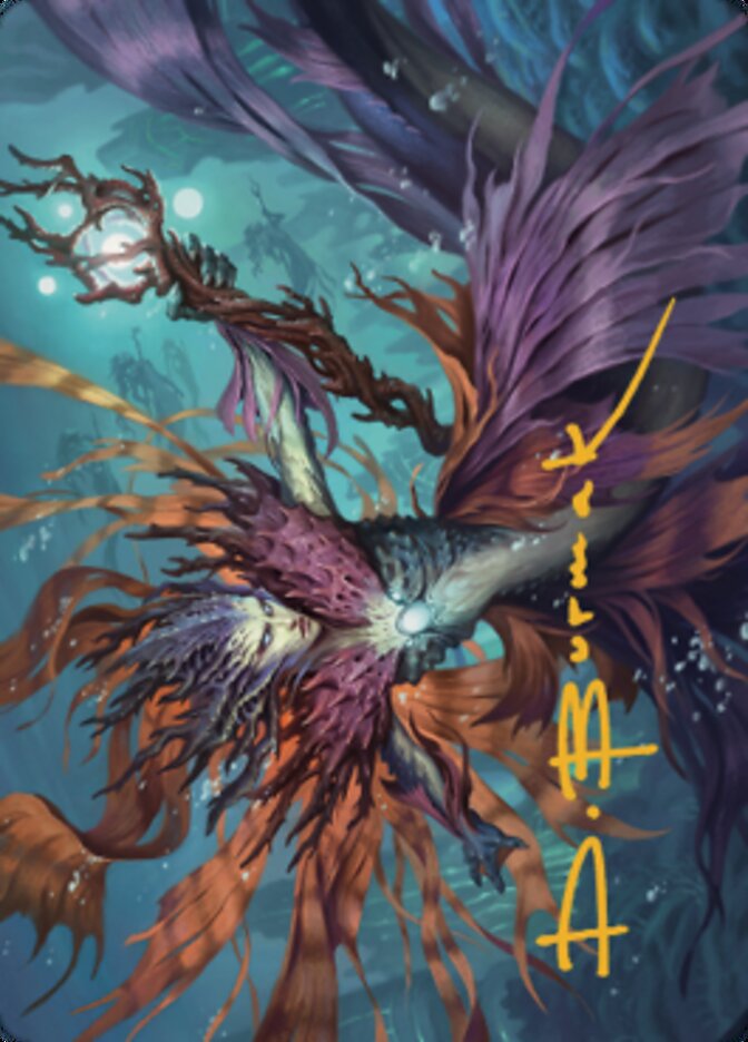 Vodalian Hexcatcher Art Card (Gold-Stamped Signature) [Dominaria United Art Series] | Good Games Cannington
