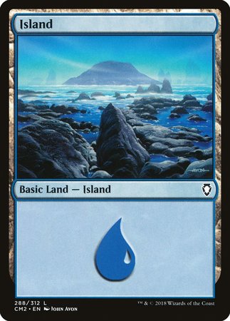 Island (288) [Commander Anthology Volume II] | Good Games Cannington