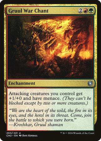Gruul War Chant [Conspiracy: Take the Crown] | Good Games Cannington
